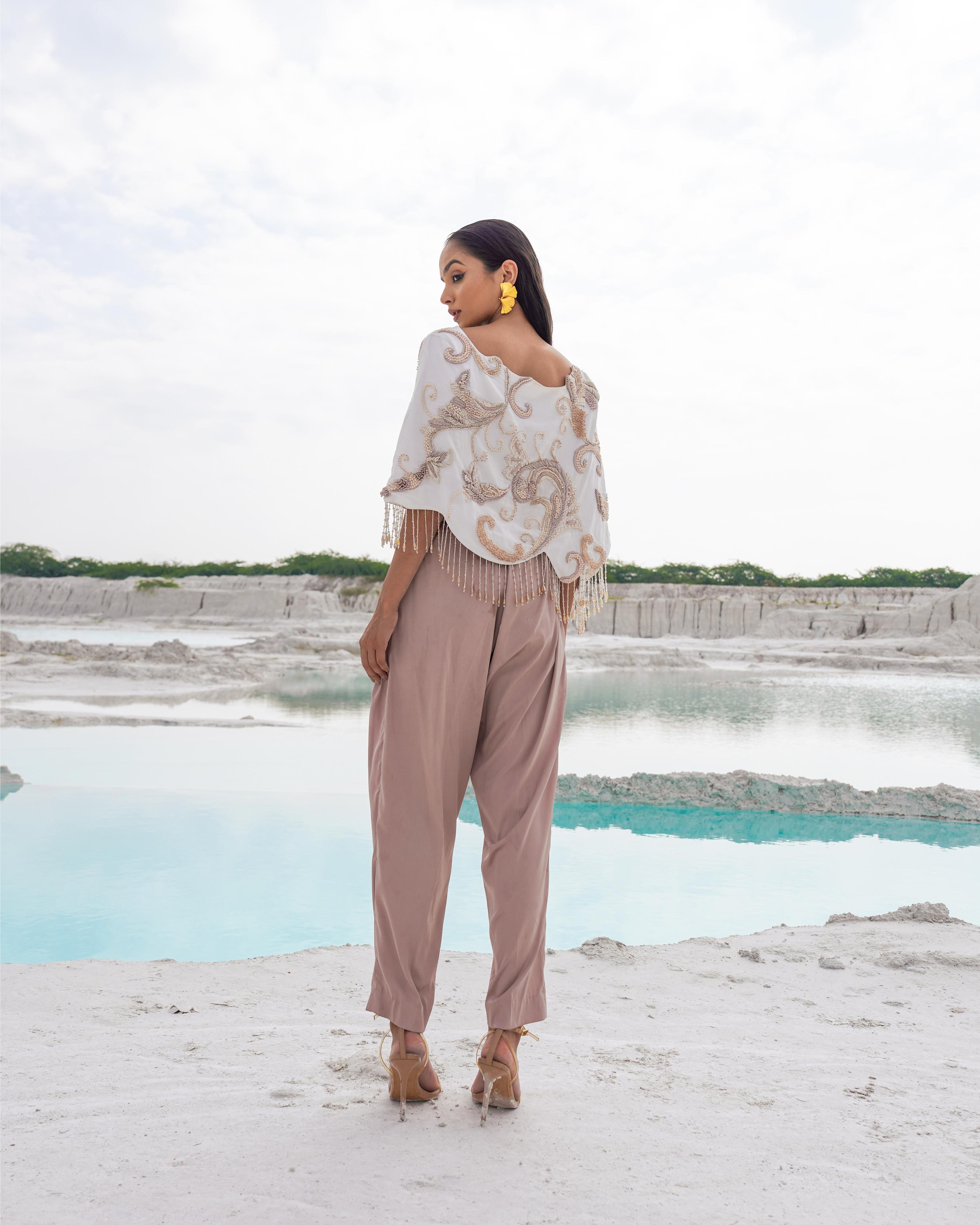 WHITE AND PASTEL CO-ORD SET