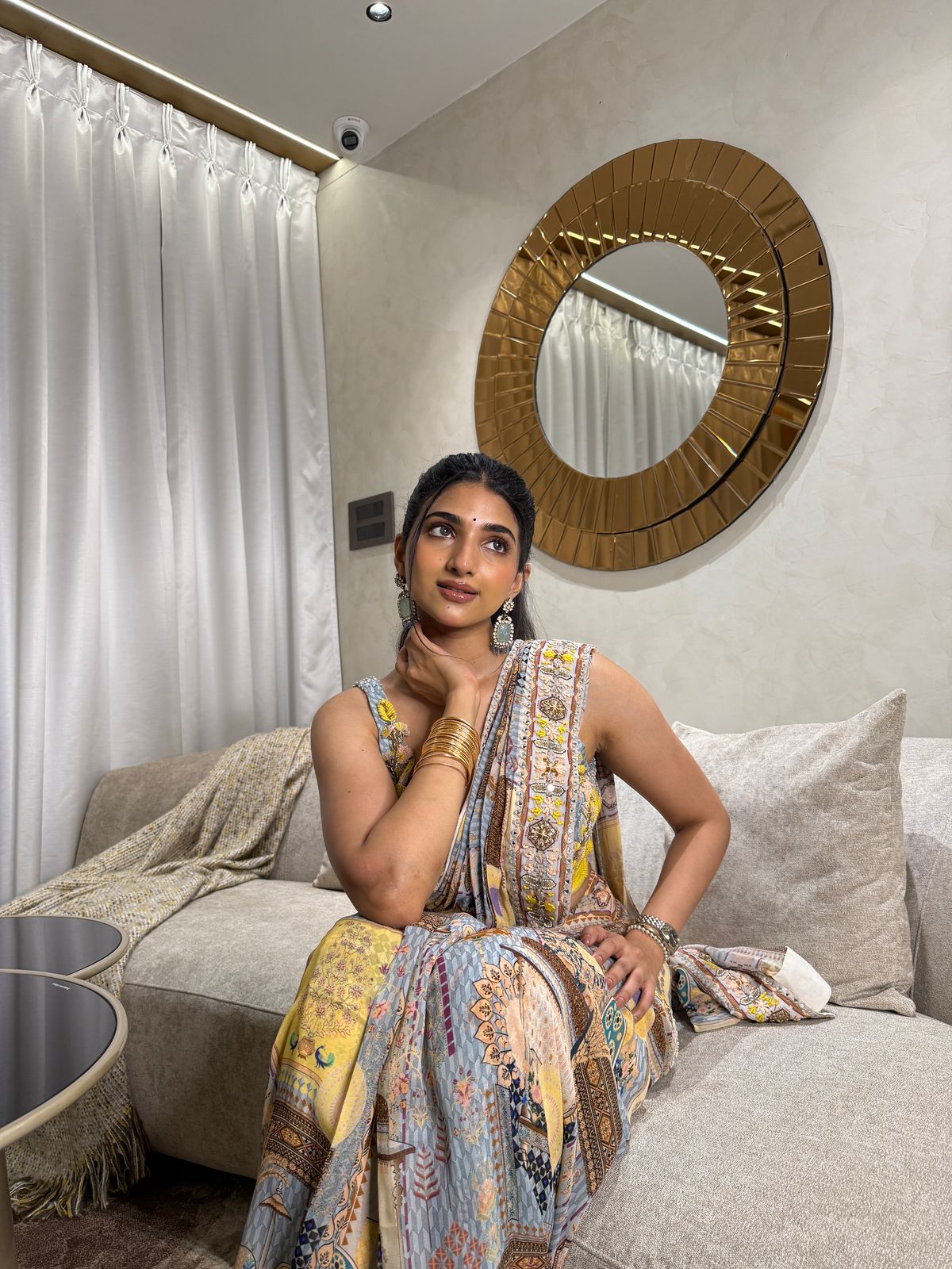 Esha Rao in TAVASYAAH drape saree