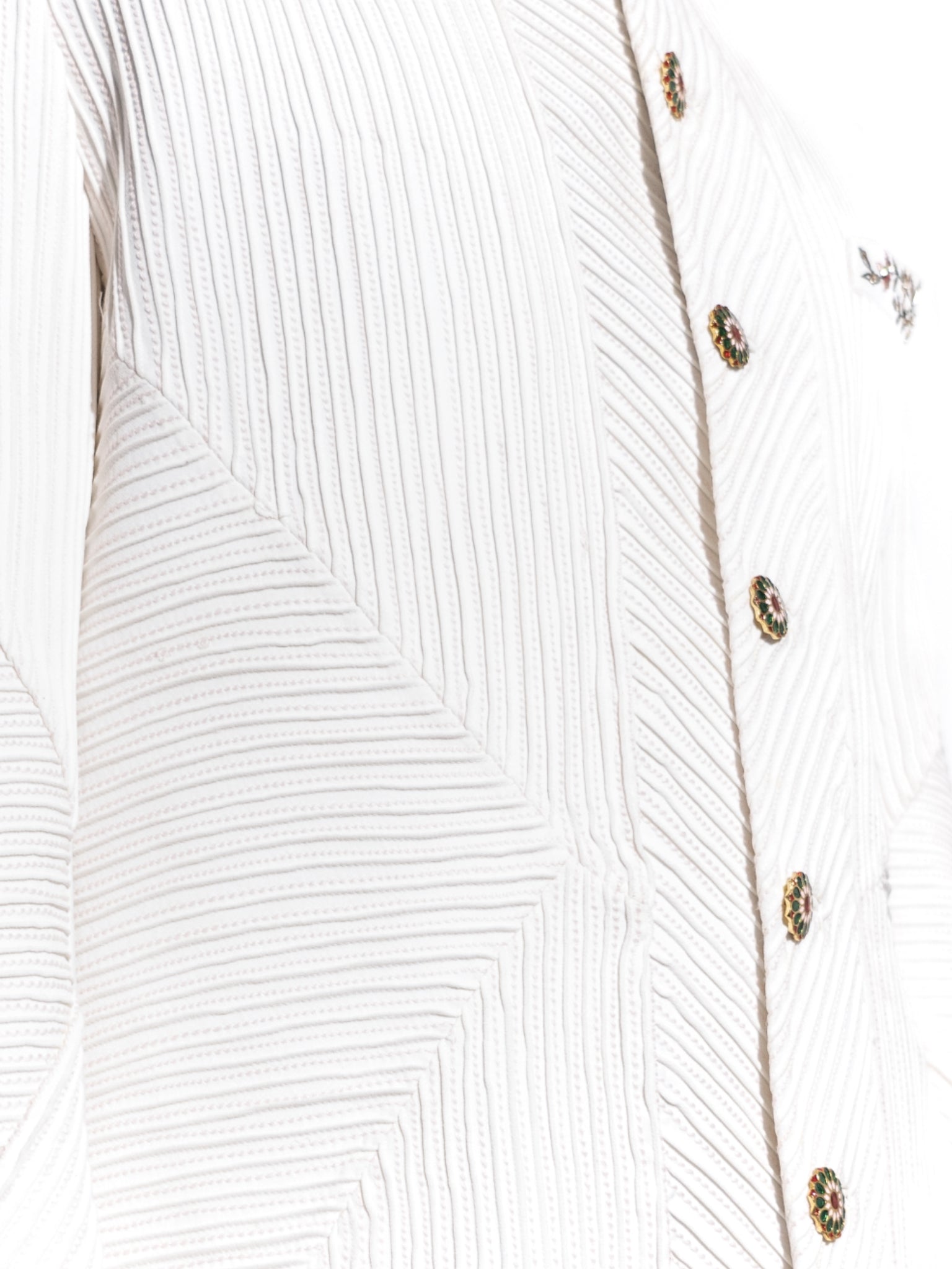Zegna with hand emb stoll sherwani Aăkrit