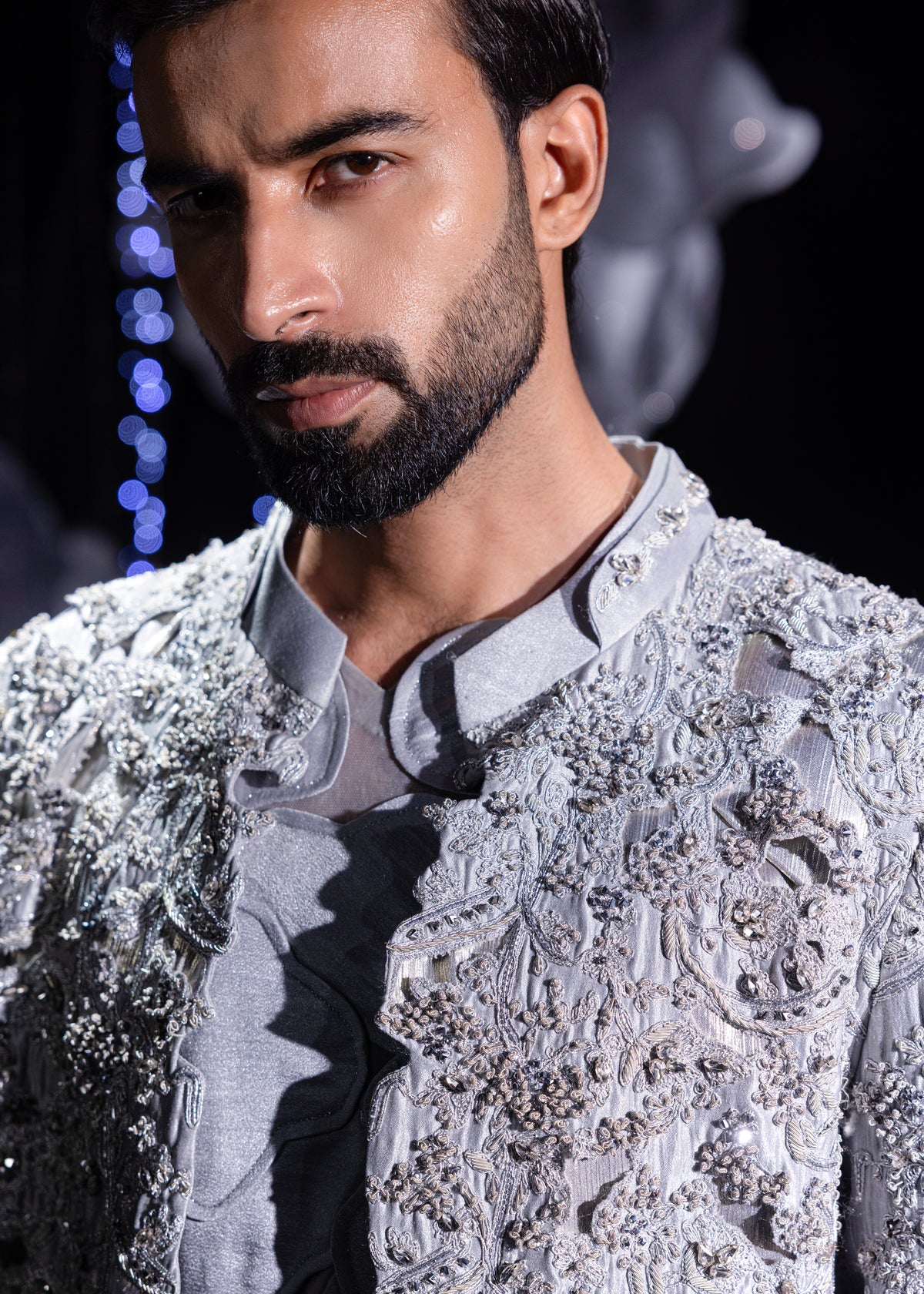Gilded frost longline bandgala