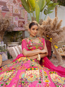 TAVASYAAH lehenga set with cape