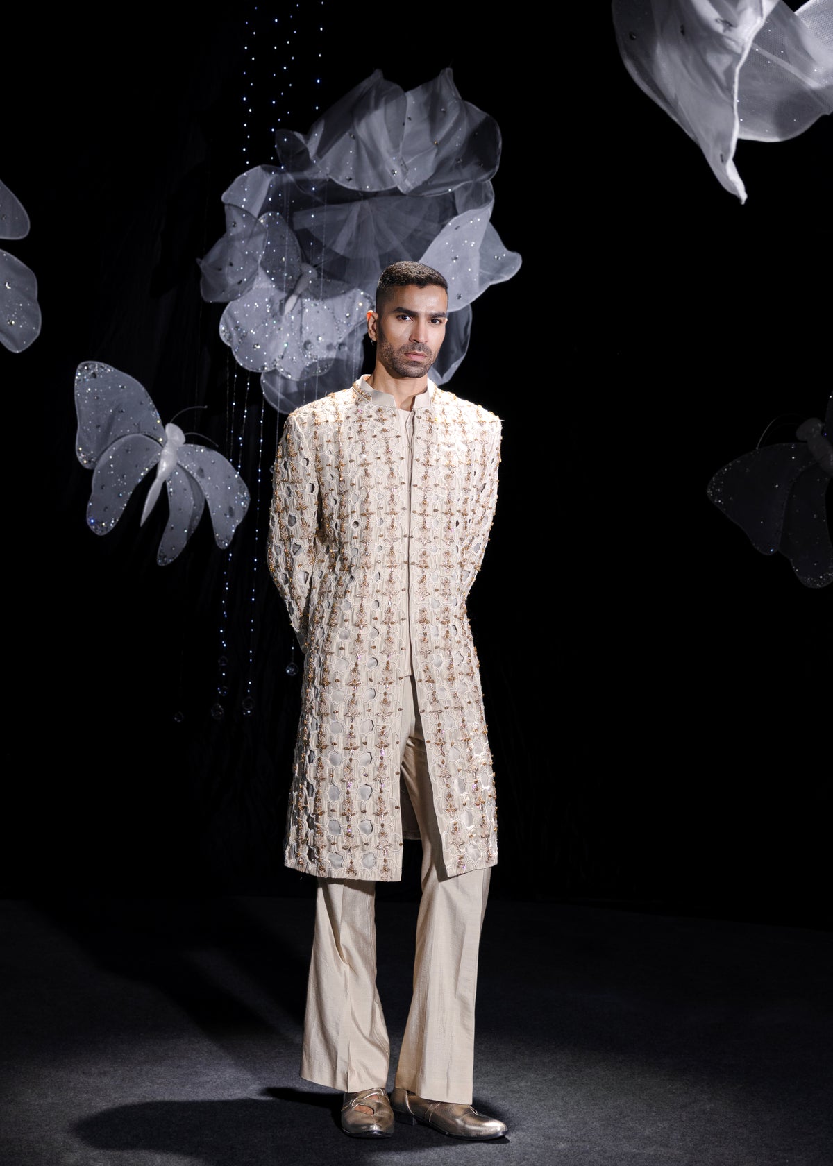 Noor-e-shab band gala sherwani