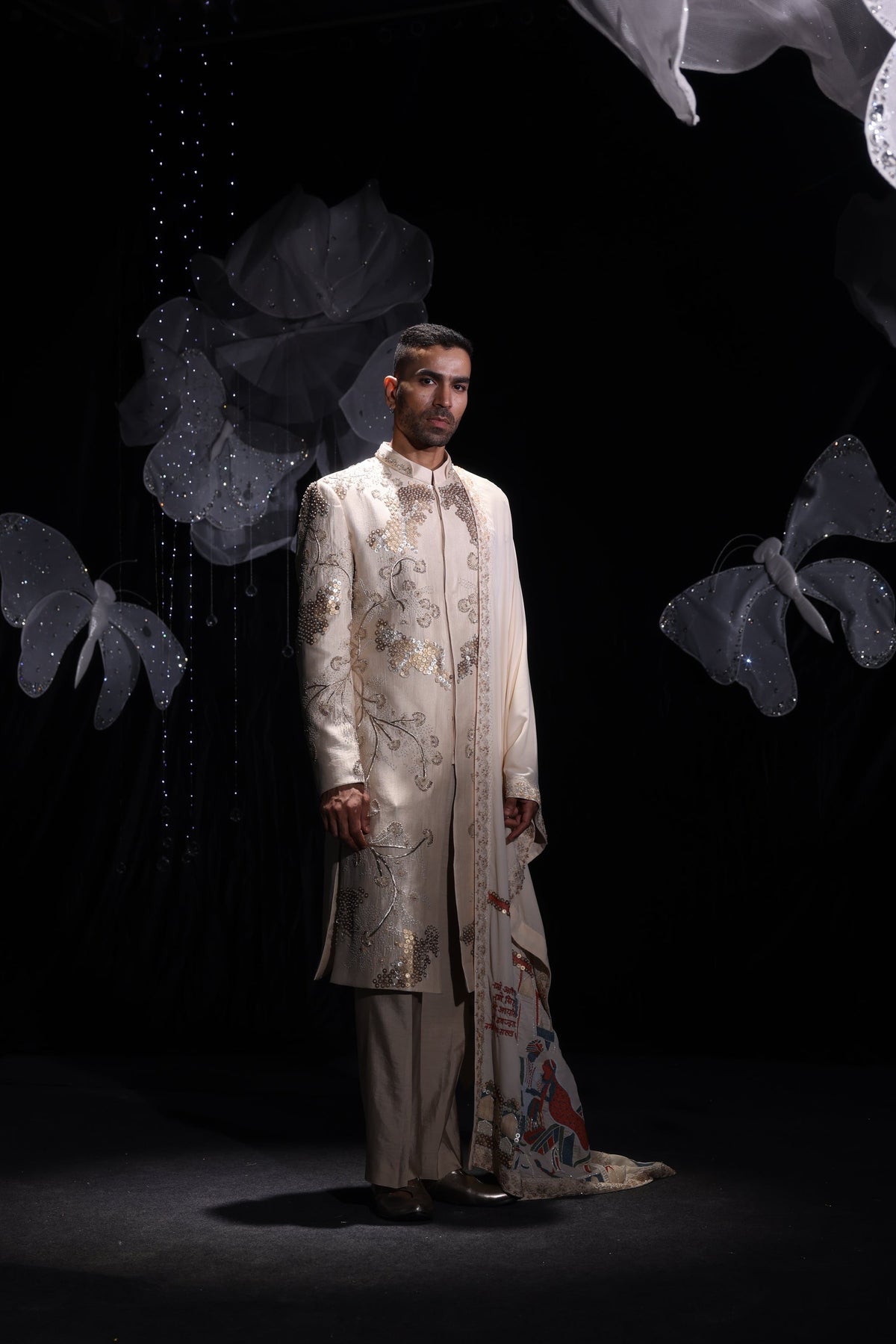 Gilded muse sherwani set