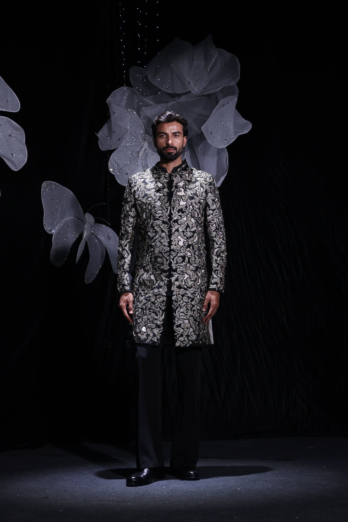 Midnight regal sherwani