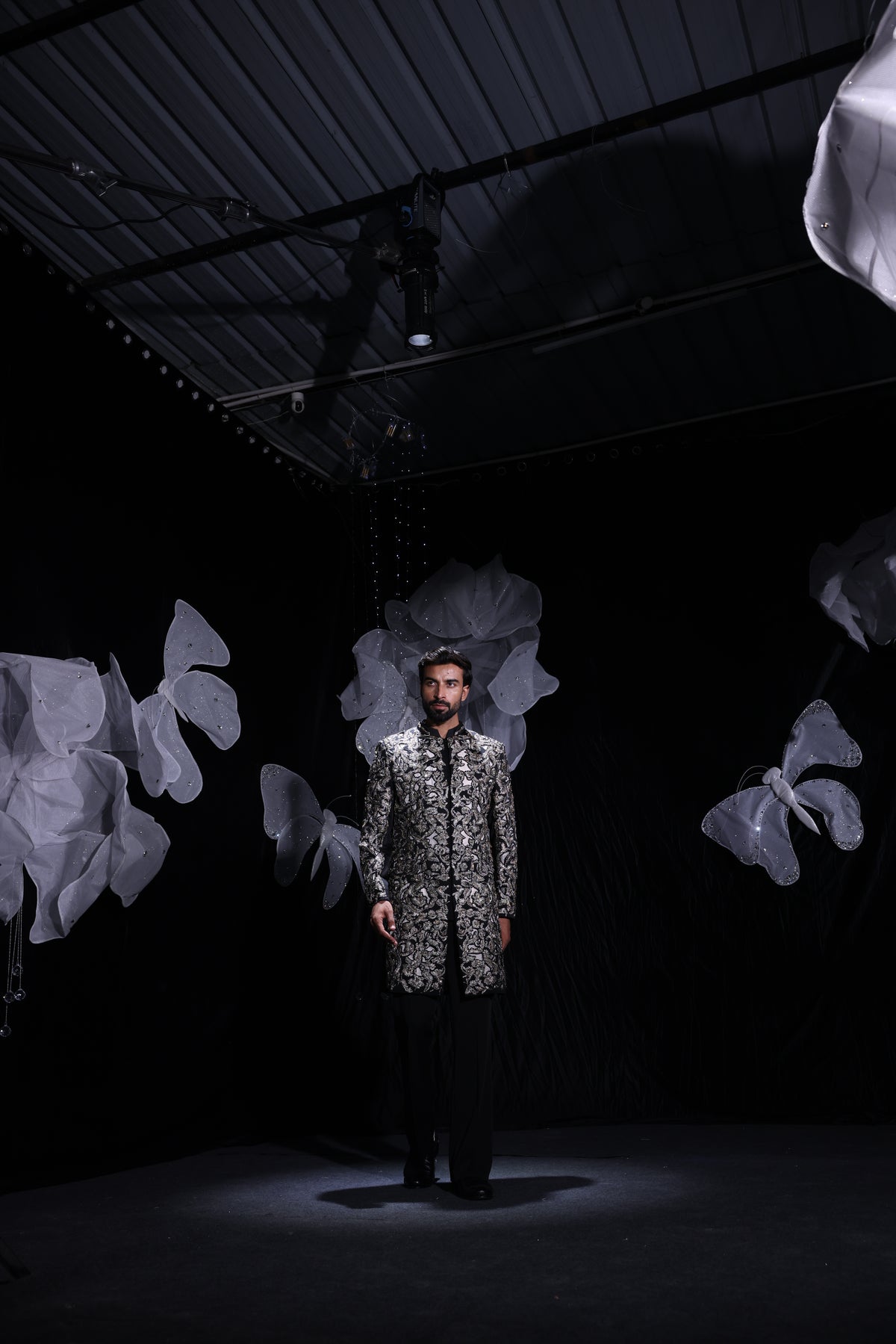 Midnight regal sherwani