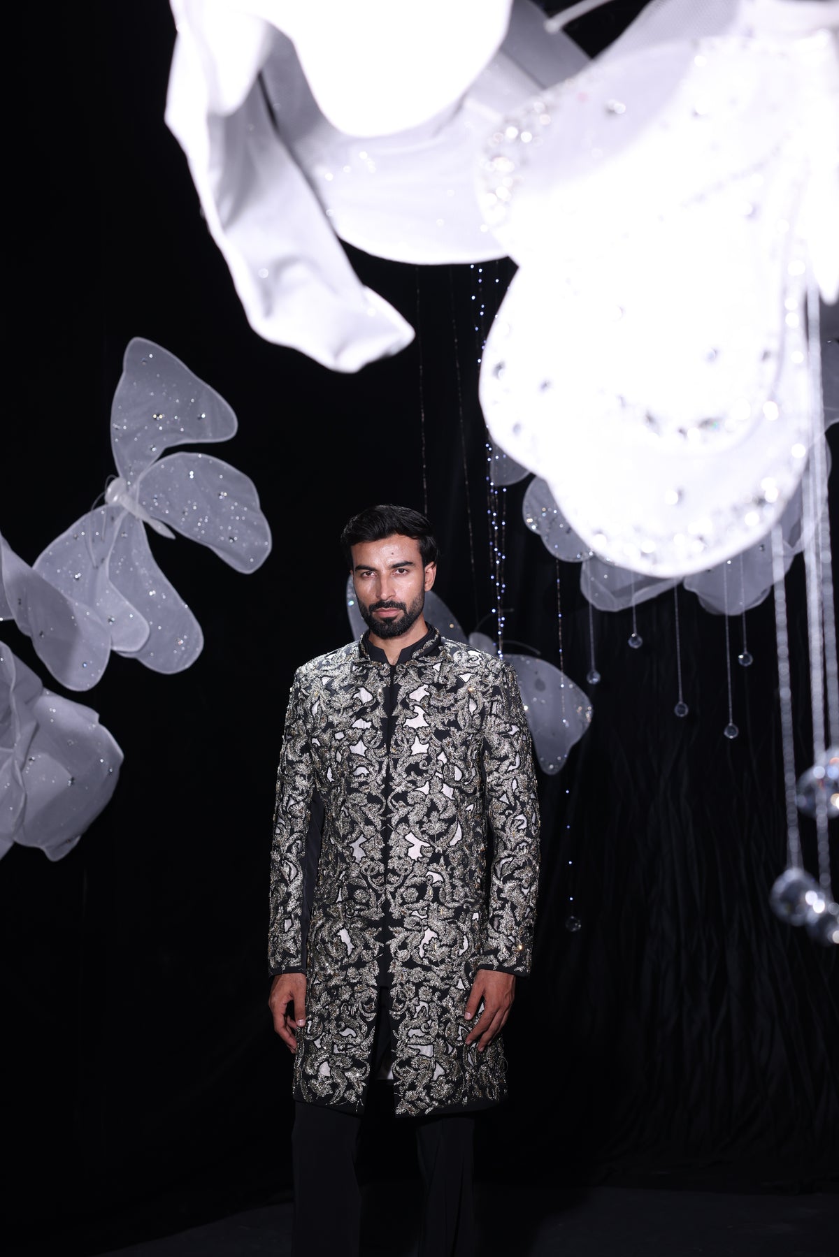 Midnight regal sherwani