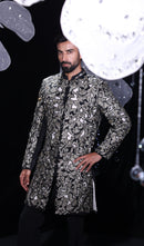 Midnight regal sherwani