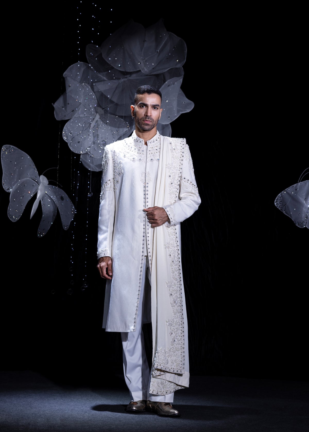 Celestial Stone Full Moon Sherwani Set