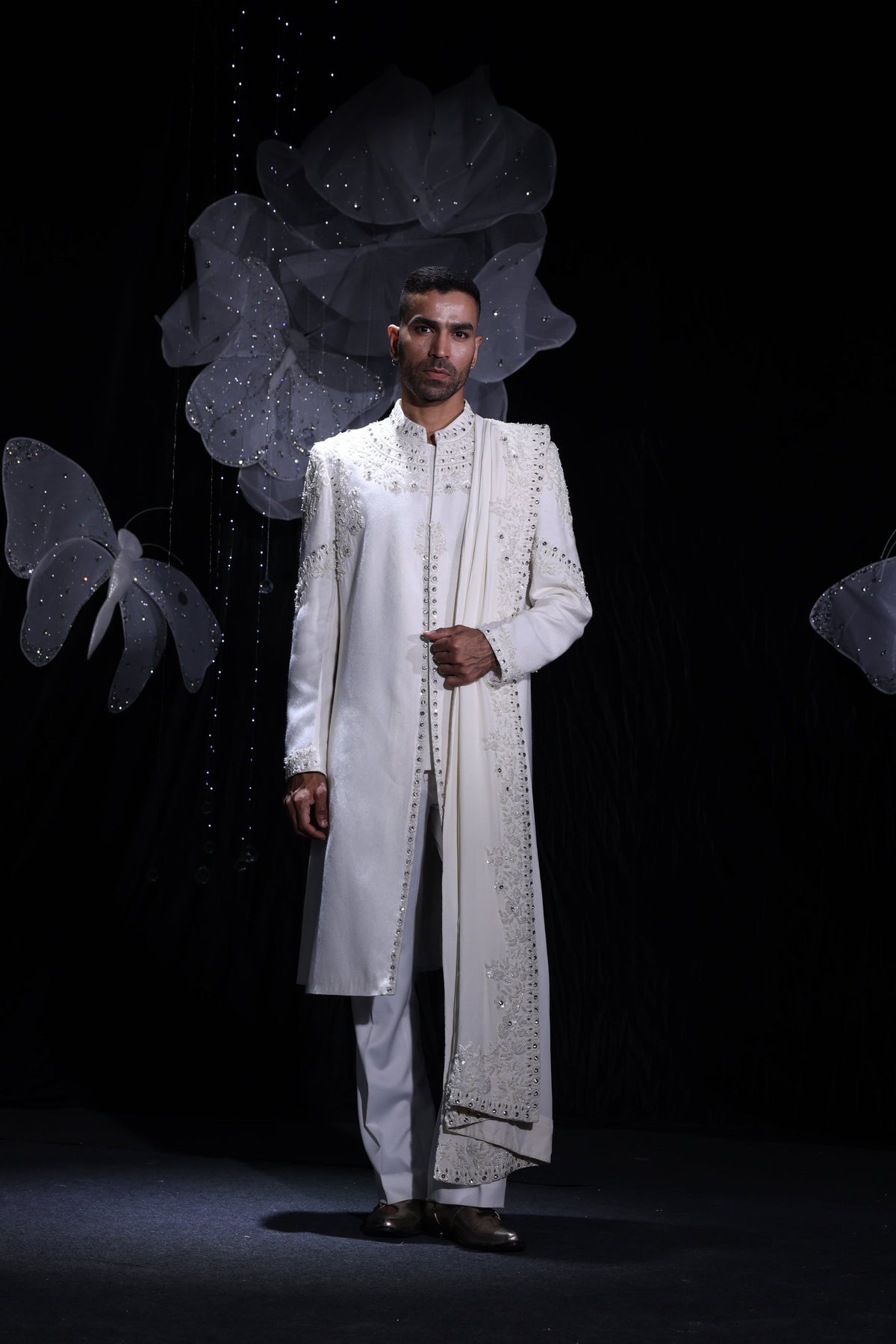 Celestial Stone Full Moon Sherwani Set