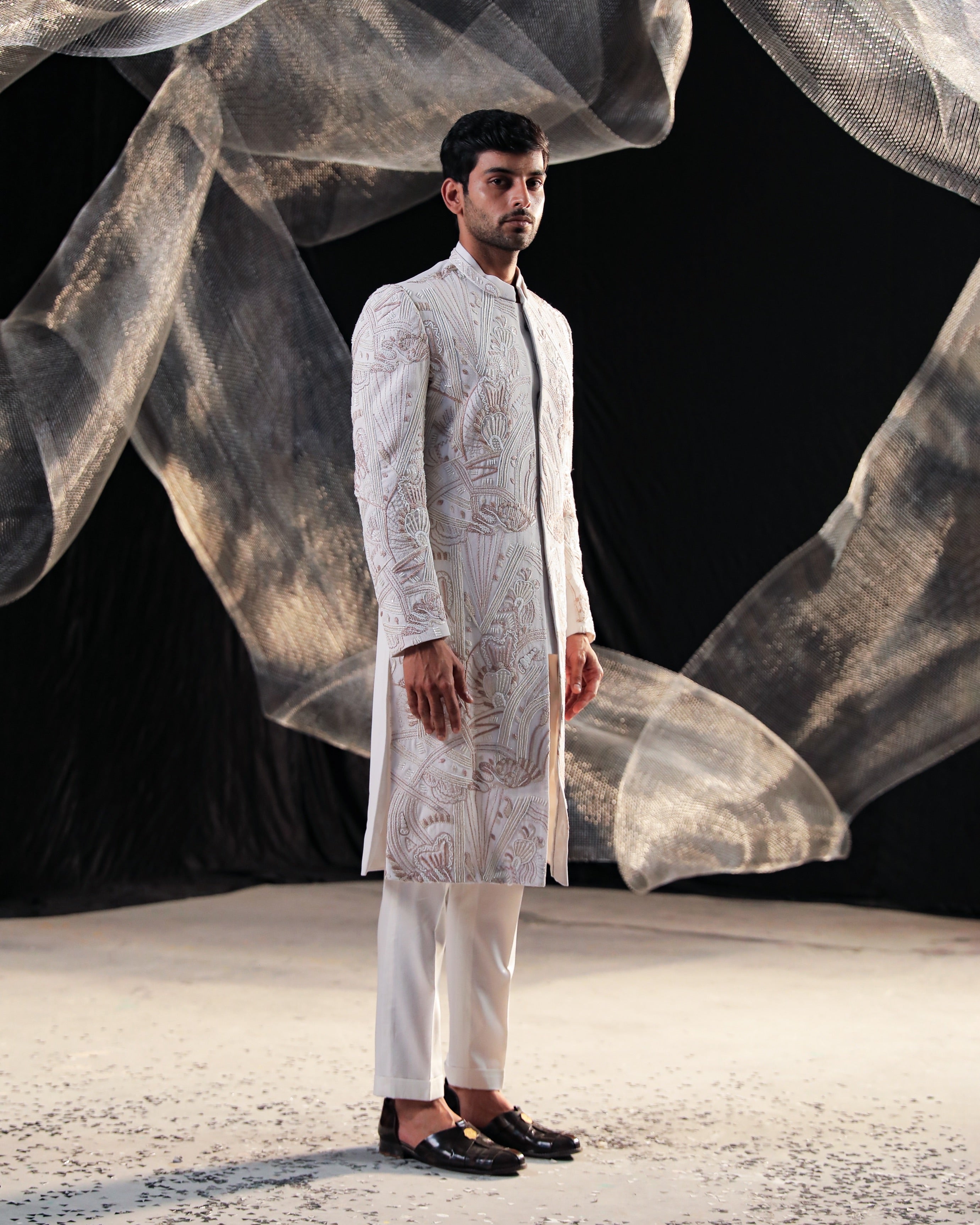 Ivory sherwani || Gravity ||