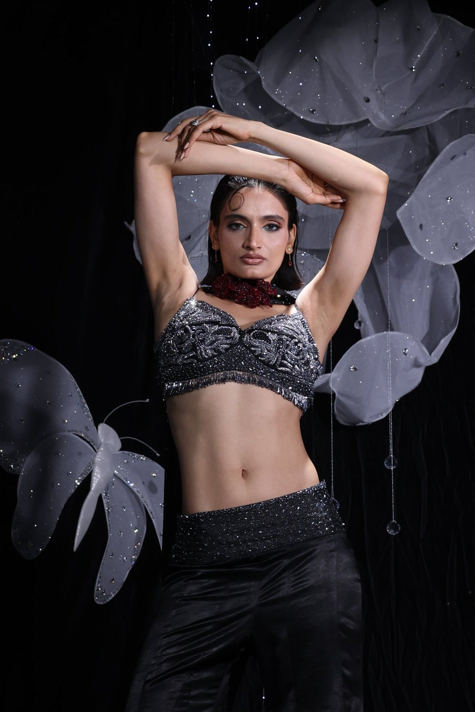The dark romance indo western set