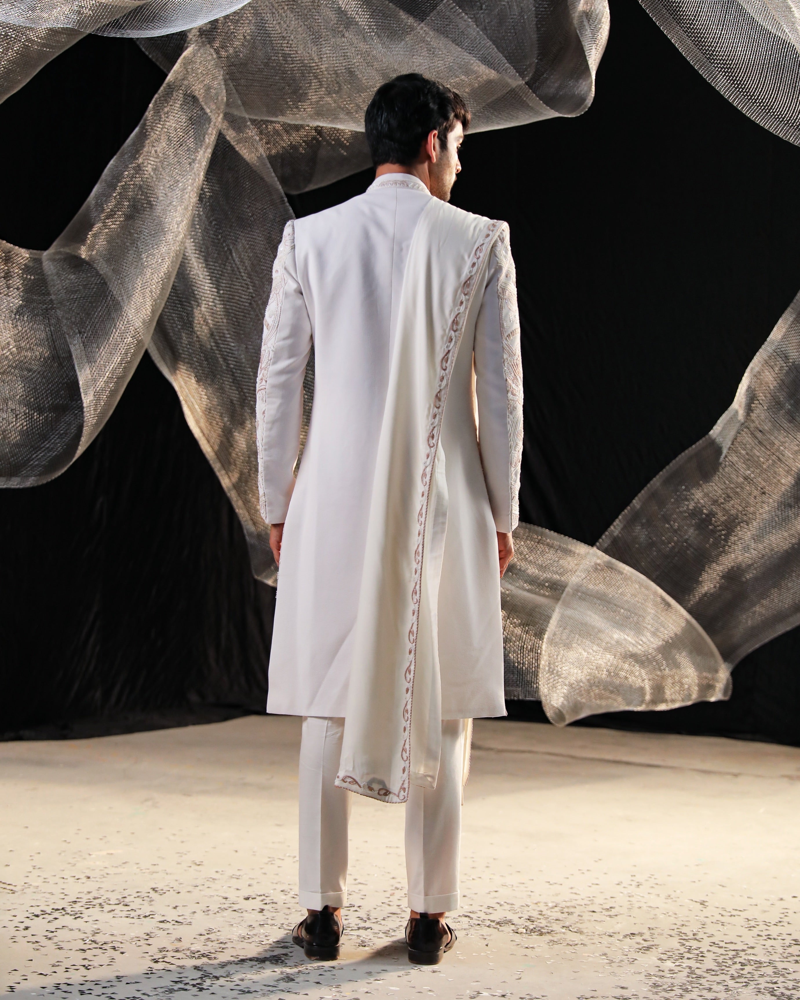 Ivory sherwani || Gravity ||