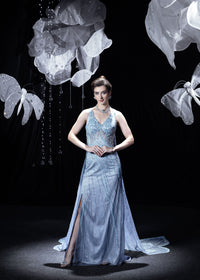 Midnight blue gown
