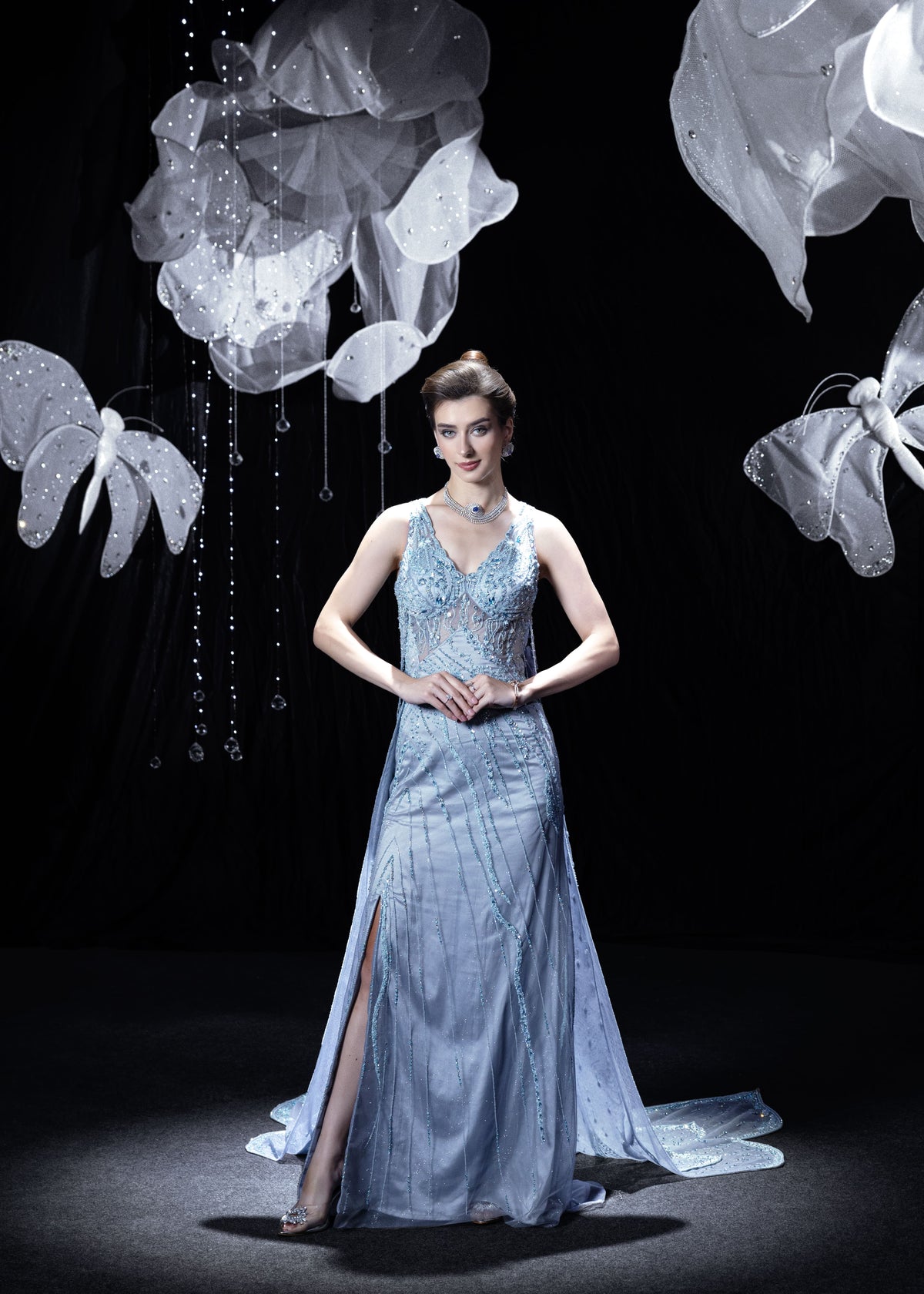 Midnight blue gown