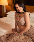 Sonal chauhan ethnowave amber lehenga