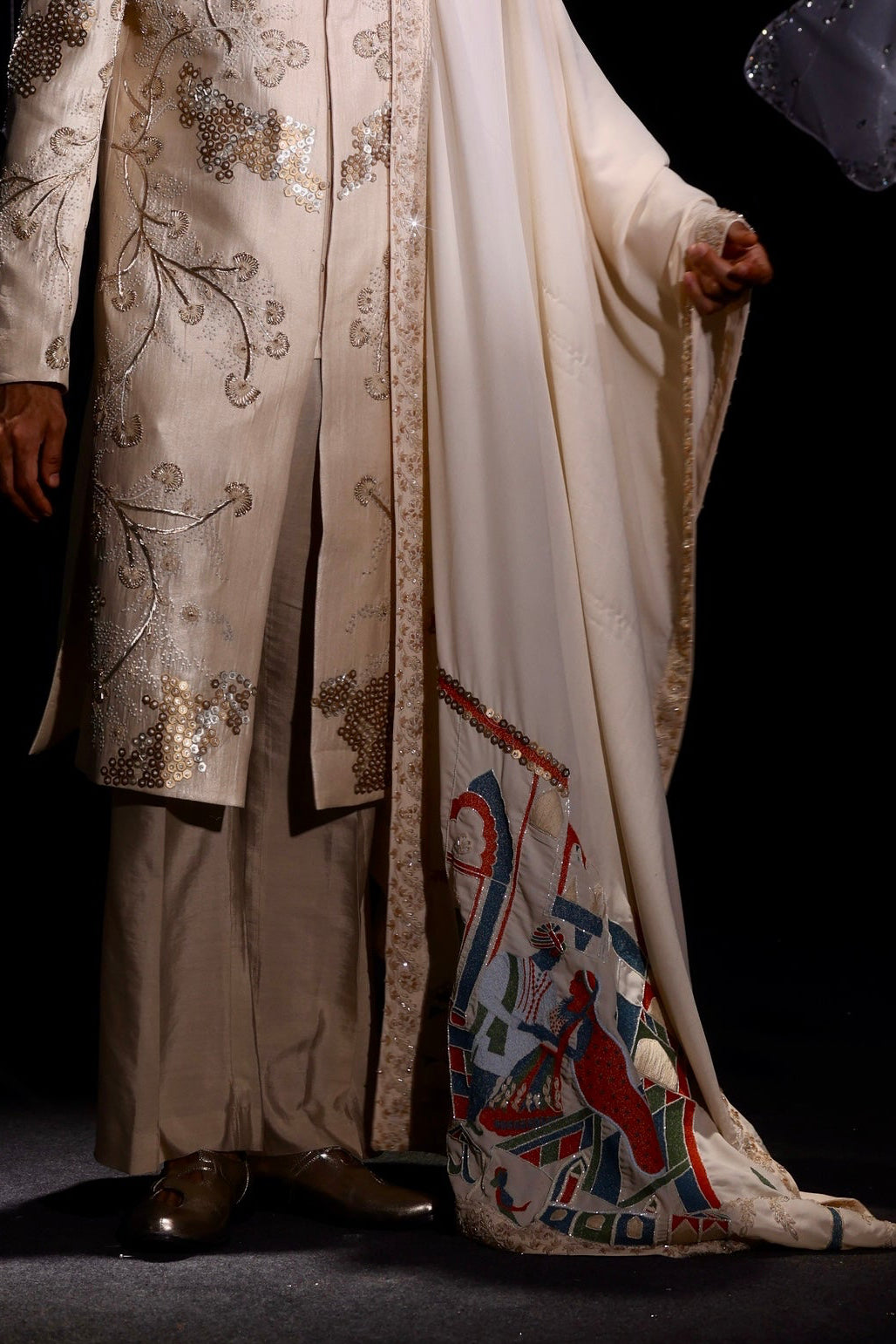 Gilded muse sherwani set