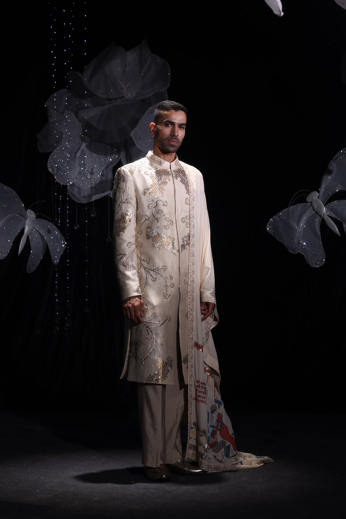 Gilded muse sherwani set