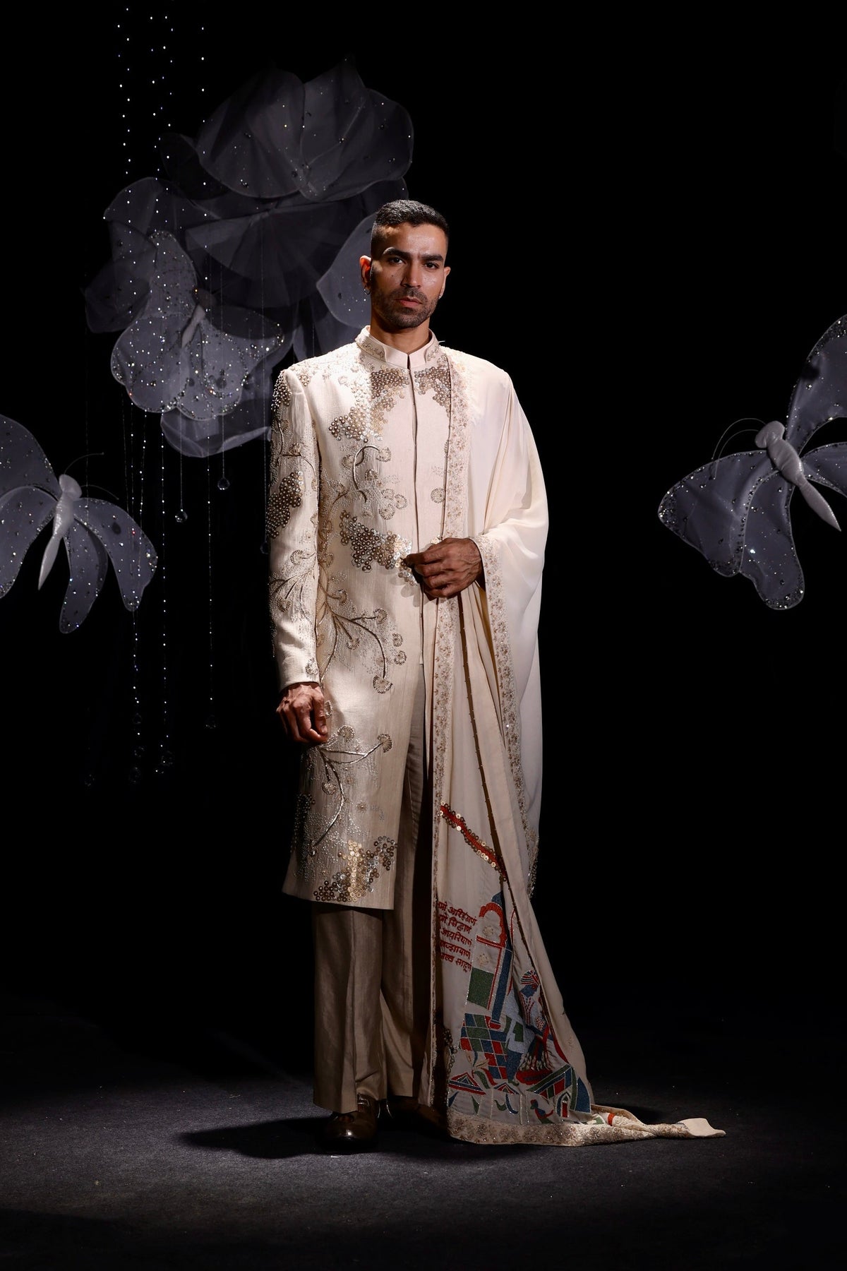 Gilded muse sherwani set