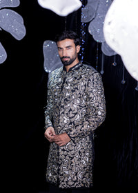 Midnight regal sherwani