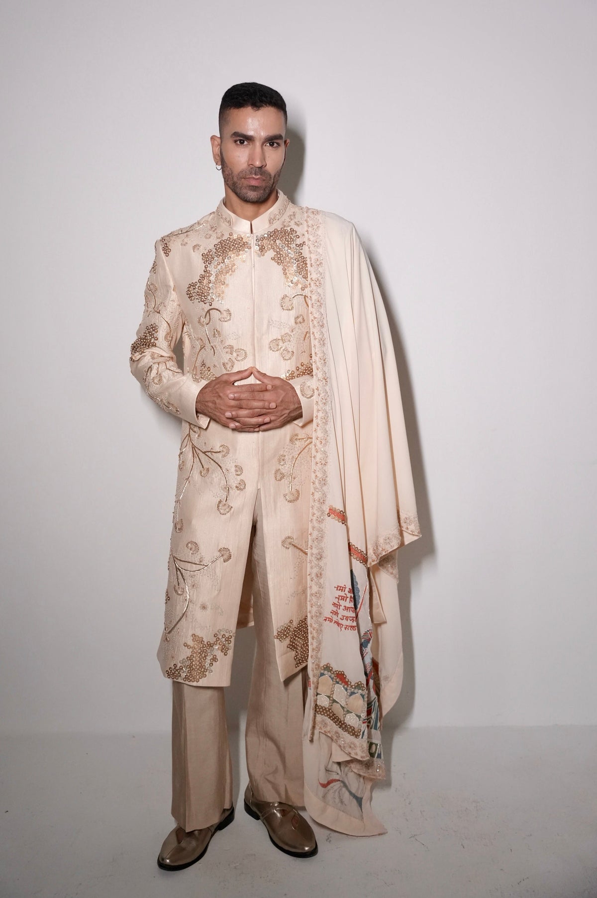 Gilded muse sherwani set