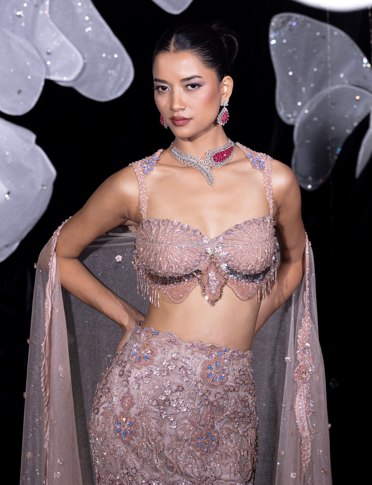 LUNARA PINK LAHENGA