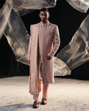 Cameo pink sherwani || Gravity ||