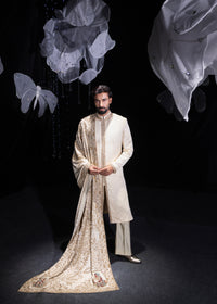 The gilded nawab sherwani set