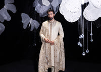 The gilded nawab sherwani set