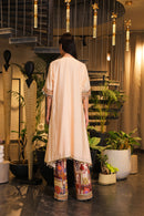 Festive light peach kaftan