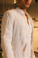 White crochet ethnowave ind-western
