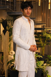 White crochet ethnowave ind-western