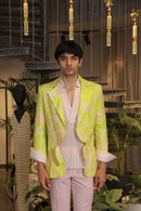 neon splash blazer set