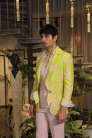 neon splash blazer set