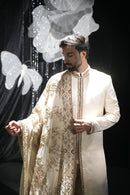 The gilded nawab sherwani set