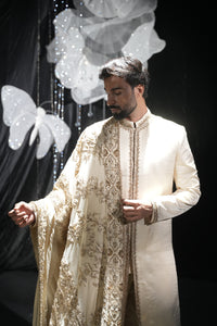 The gilded nawab sherwani set