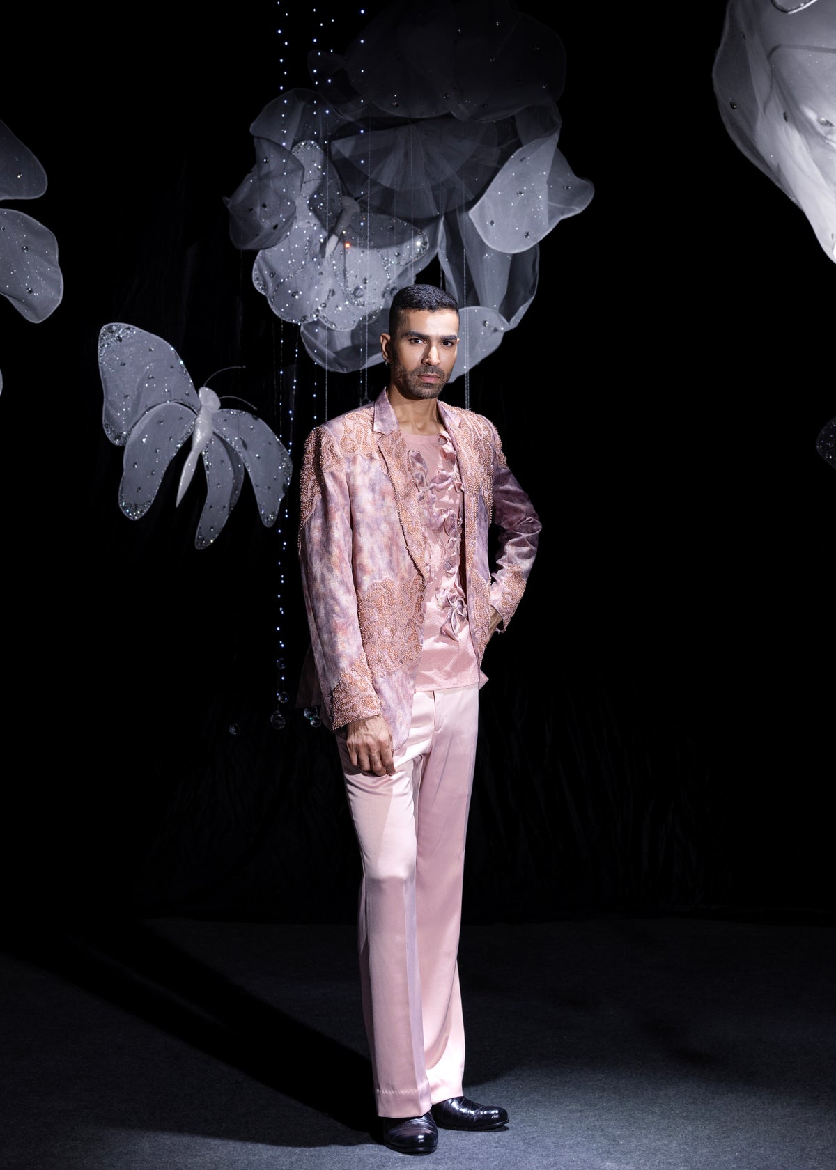 The gilded blush coat set
