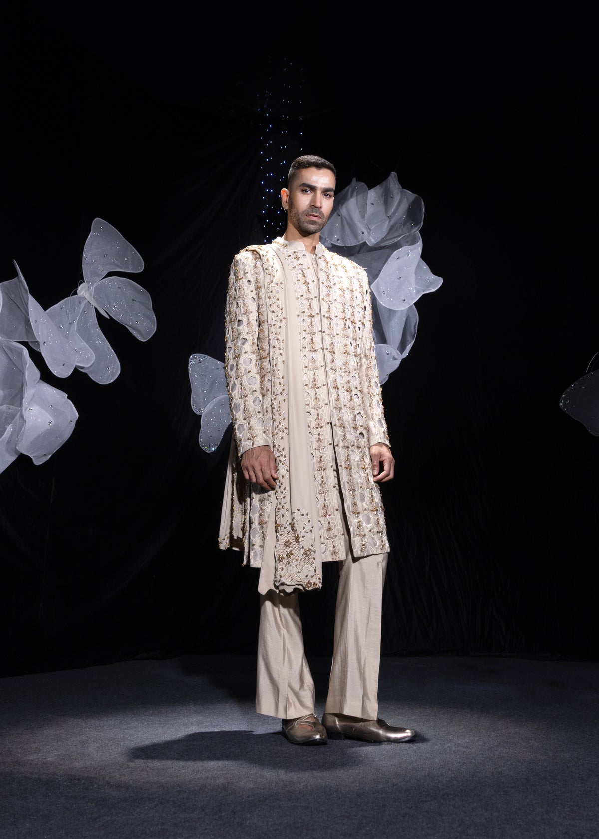 Noor-e-shab band gala sherwani