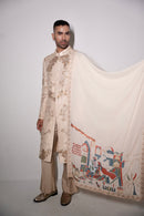 Gilded muse sherwani set