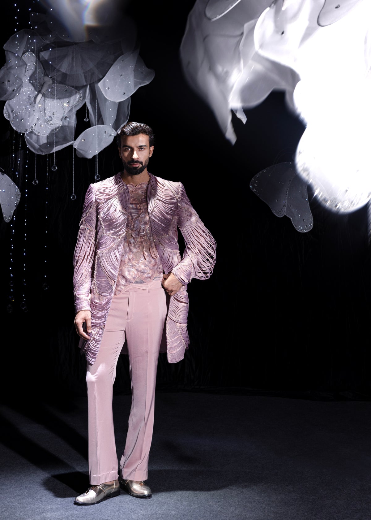 Celestial bloom band gala sherwani