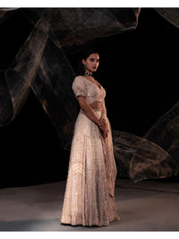 Rose gold lehenga || Gravity ||