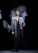 Sapphire noir longline coat set
