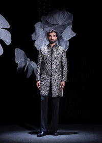Midnight regal sherwani