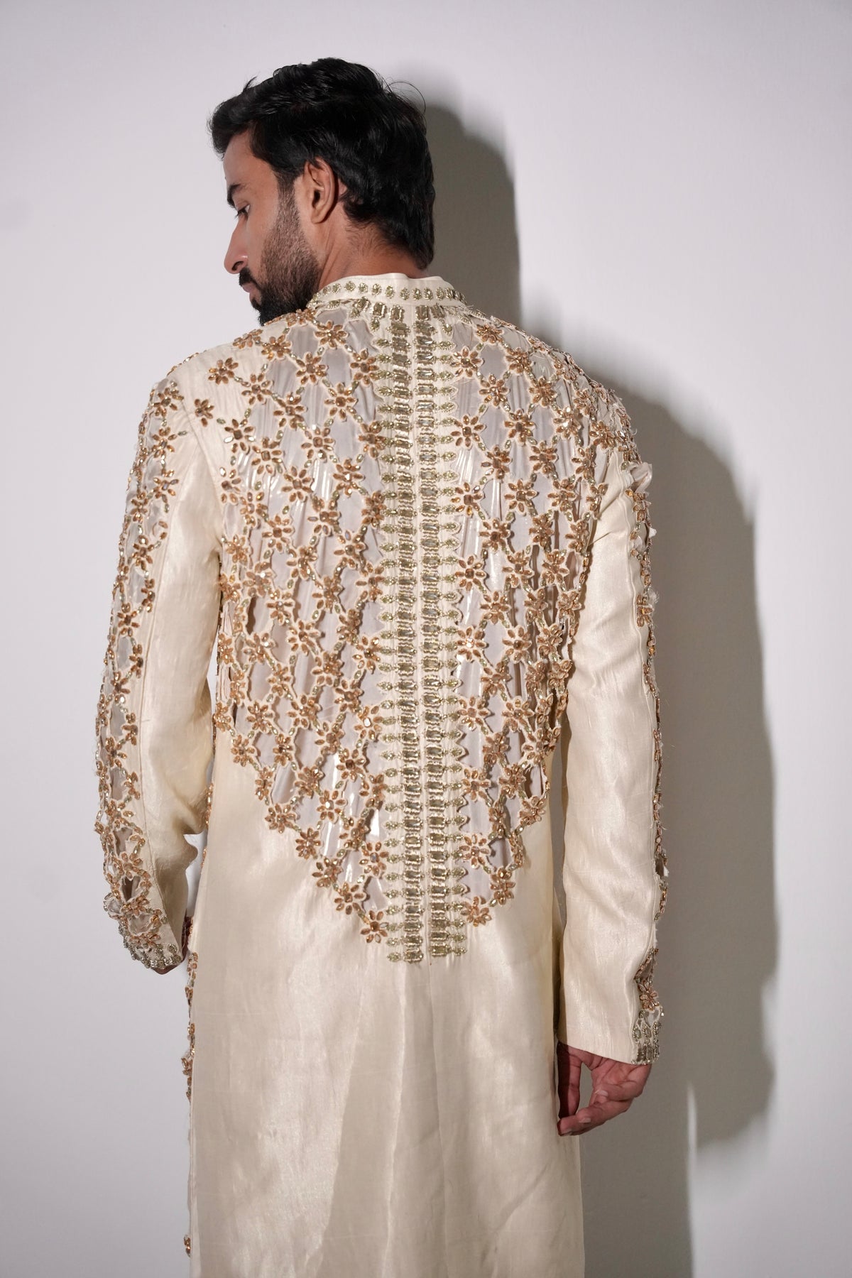 Noor-e-shab band gala sherwani
