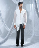 Ethno Wave White Shirt