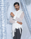 Ethno Wave White Shirt