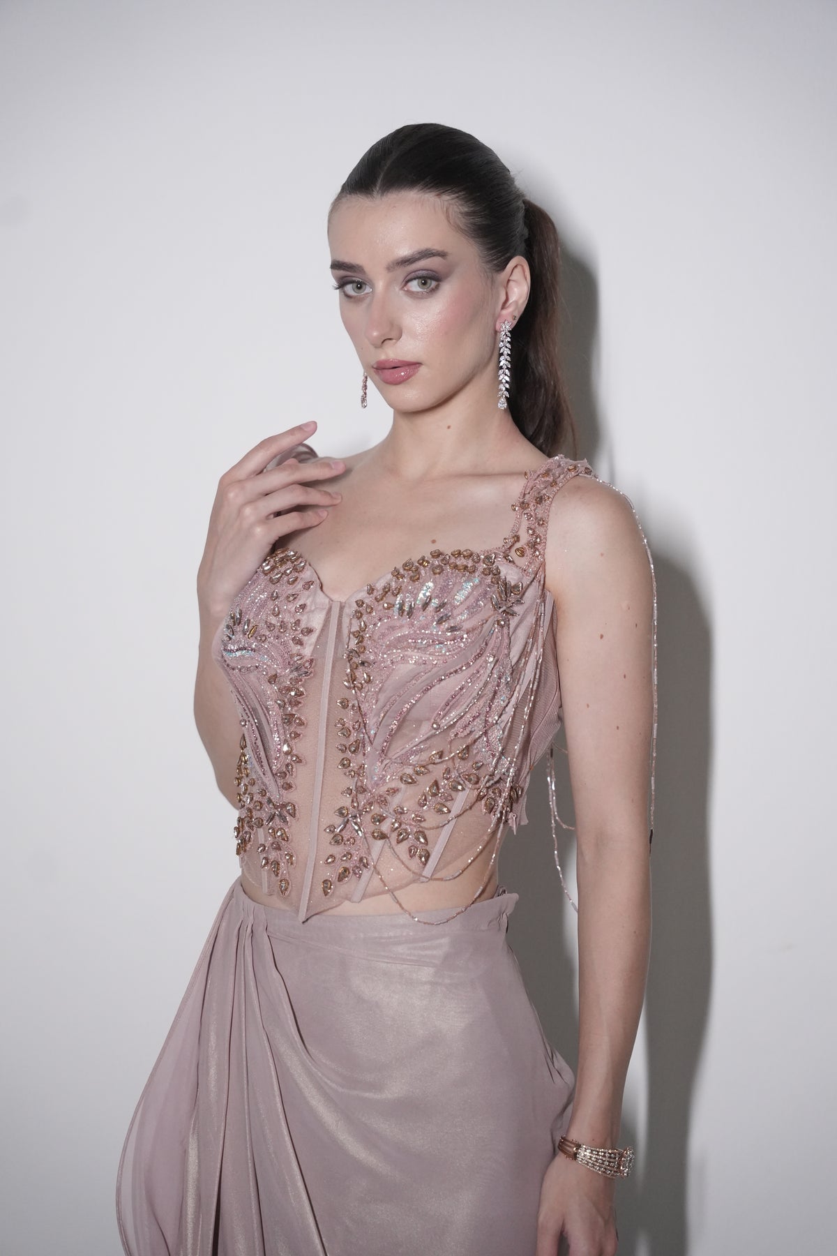 The ophelia indo western set