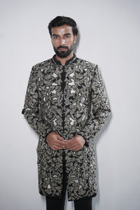 Midnight regal sherwani