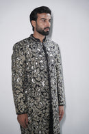 Midnight regal sherwani