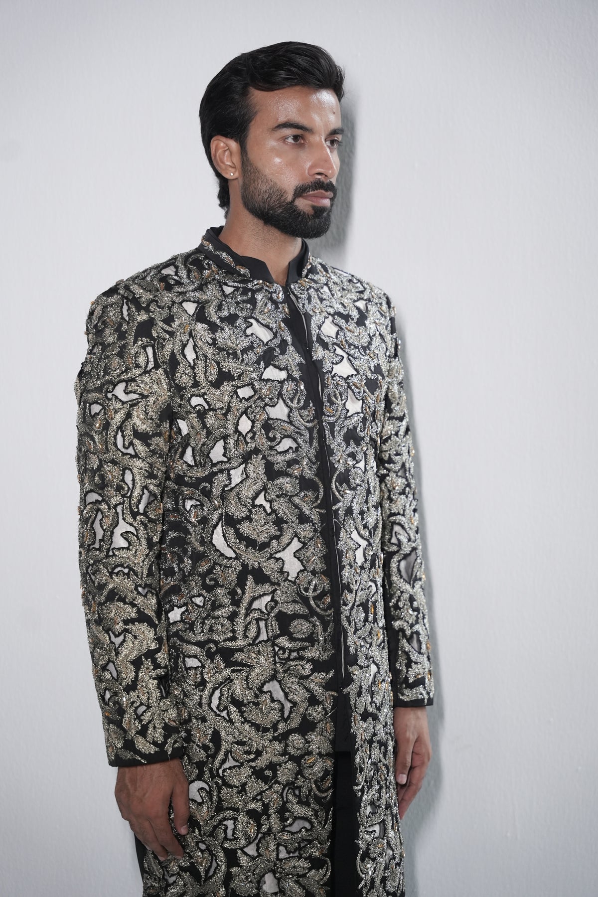 Midnight regal sherwani