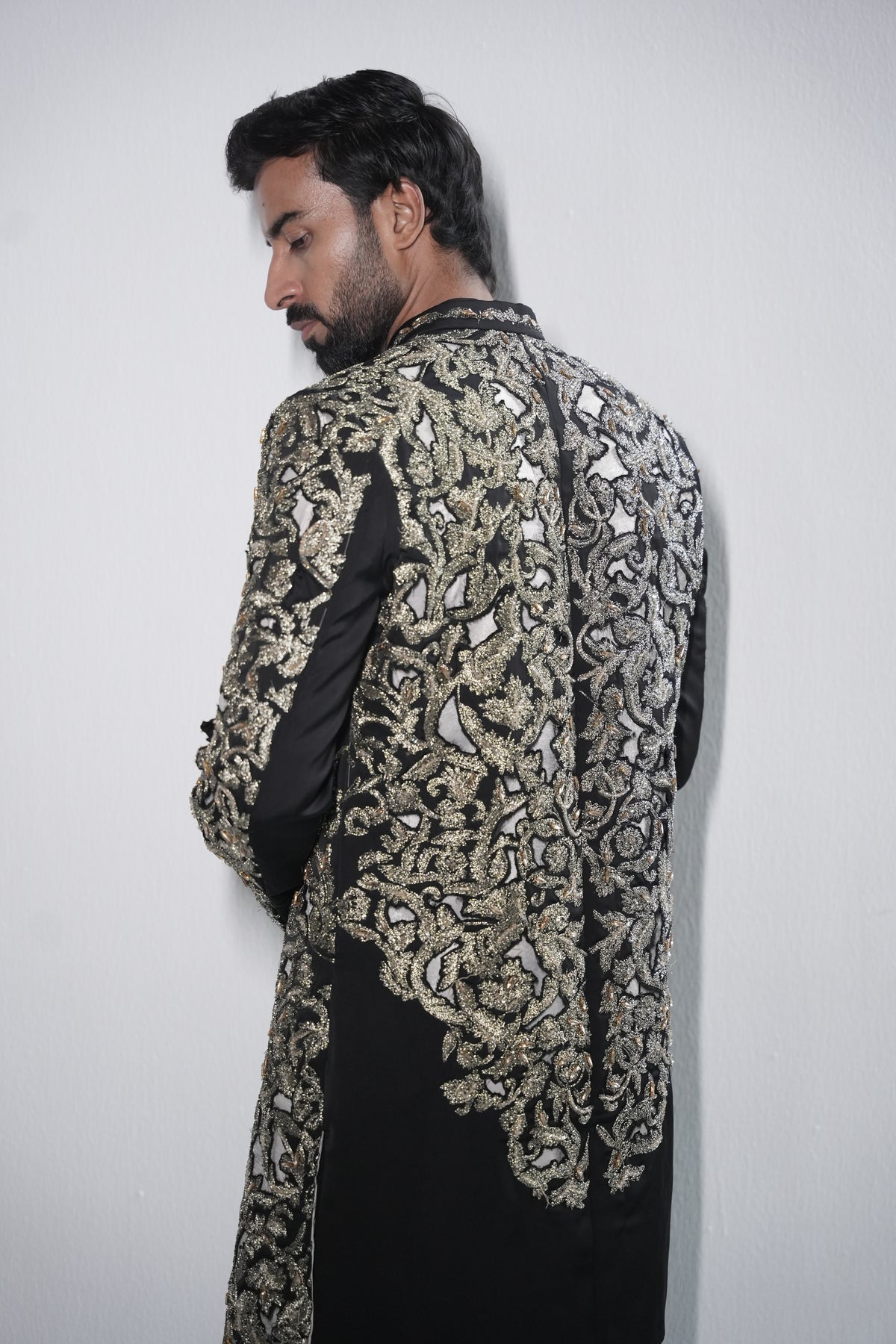 Midnight regal sherwani